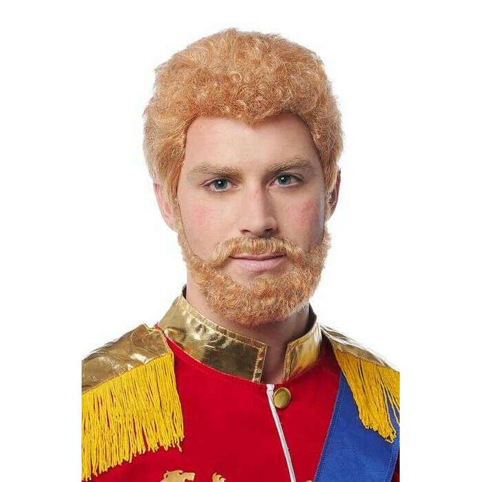 Storybook Prince Blonde Wig & Beard Set