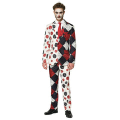 OppoSuits Suitmeister Halloween Vintage Clown Print Adult Suit