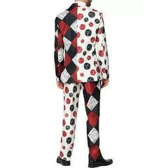 OppoSuits Suitmeister Halloween Vintage Clown Print Adult Suit