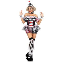 Sultry Jester Temptation: Darling Harlequin Women's Sexy Costume