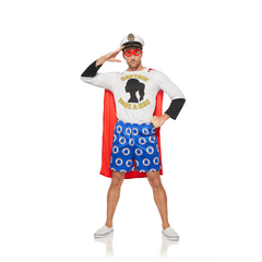 Superhero with a Twist: Captain Save A Hoe Men's Costume