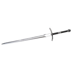 Sword with Black Handle and Silver Band