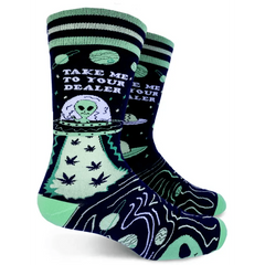 Take Me to Your Dealer Men's Crew Socks