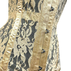 Tan Lace Molded Cup Corset