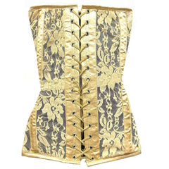 Tan Lace Molded Cup Corset