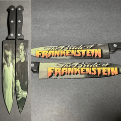 The Bride of Frankenstein Knives & Stand Set