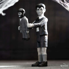 The Munsters: 2.85" Eddie Munster Greyscale ReAction Collectible Action Figure w/ Woof Woof Doll