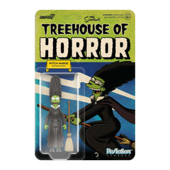 The Simpsons: 4.7" Treehouse of Horror Witch Marge Simpson  ReAction Collectible Action Figure w/ Broomstick