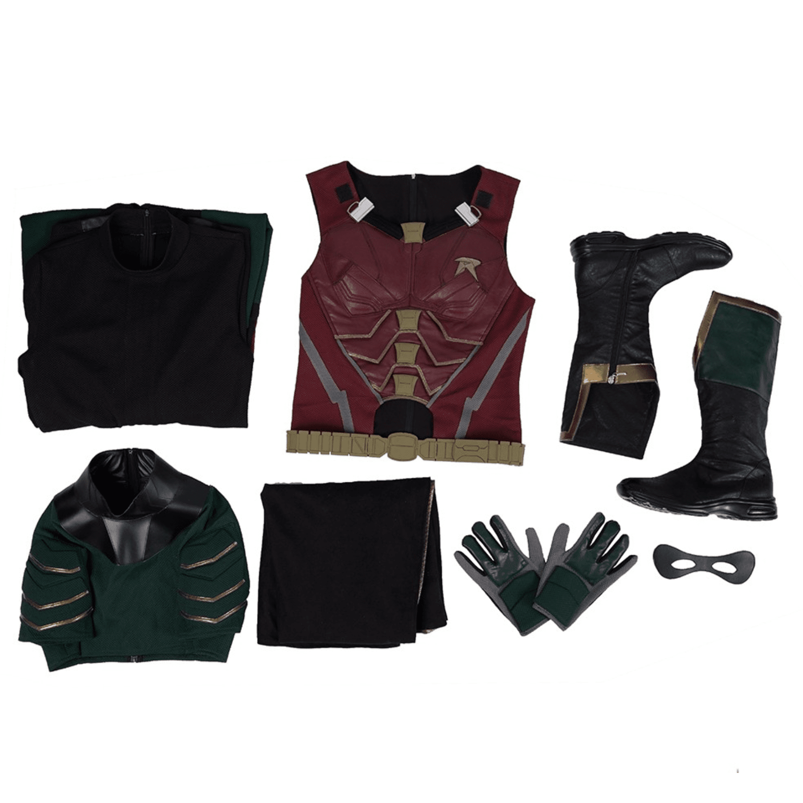 Titans Robin Inspired Cosplay Costume Deluxe Version