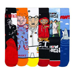 TV Giftbox: 12 Movie Themed Crew Length Socks