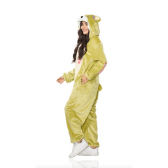 Unleash the Undead: Adult Zombie Bear Pajama Jumpsuit