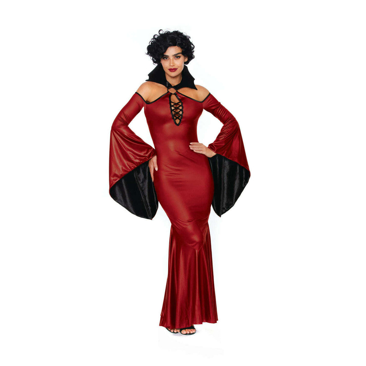 Vampire Vixen High Collar Women's Sexy Costume