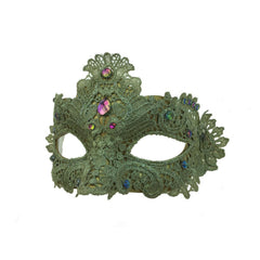 Venetian Jeweled Lace Mask