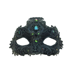 Venetian Jeweled Lace Mask