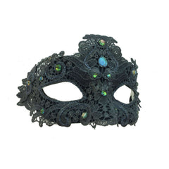 Venetian Jeweled Lace Mask