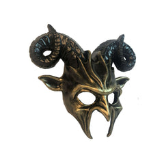 Venetian Style Goat Horn Mask