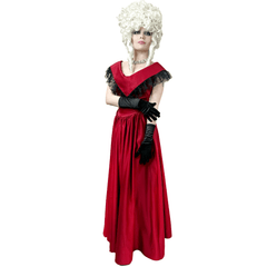 Victorian Red Evil Lady Adult Costume