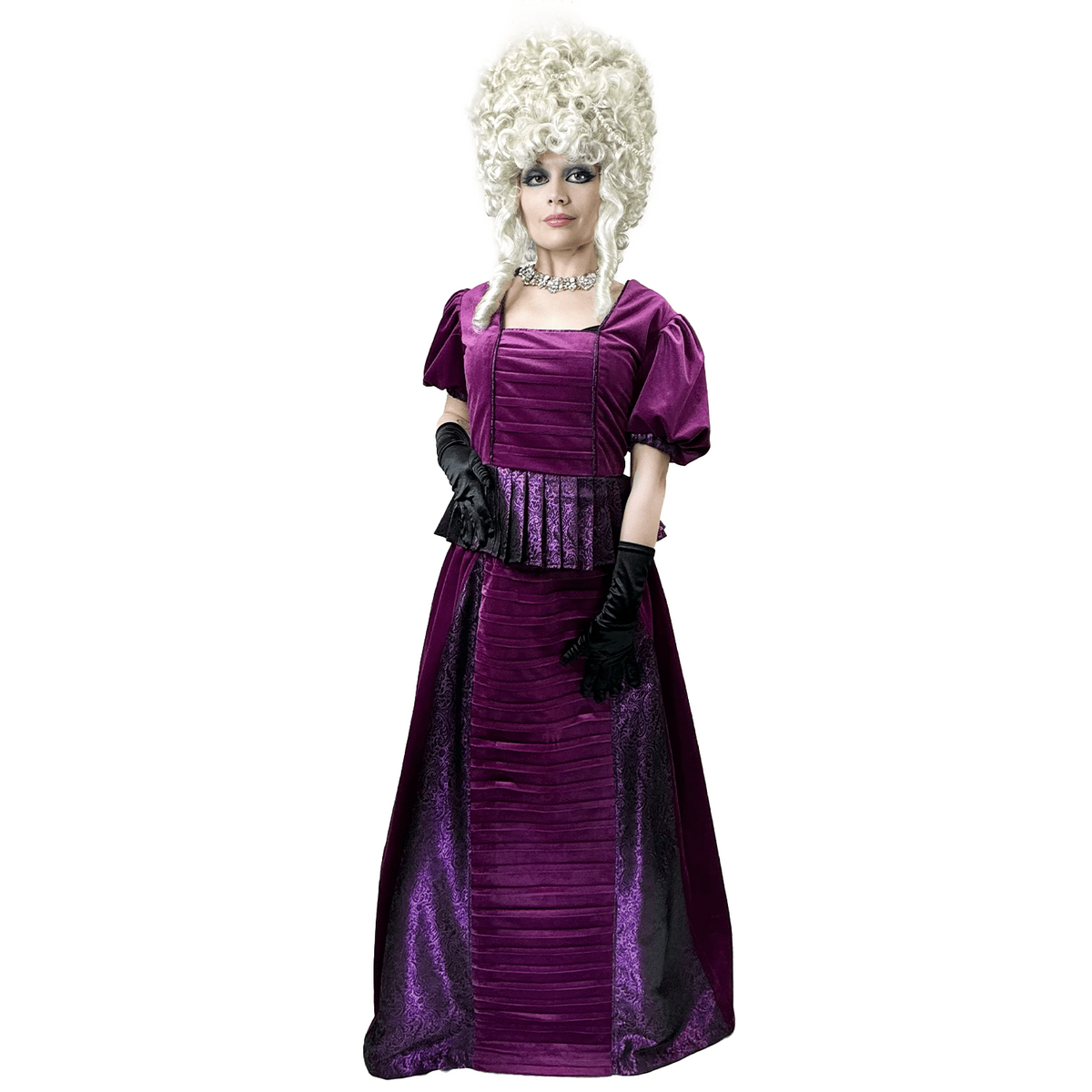 Victorian Velvet Purple Queen Adult Costume