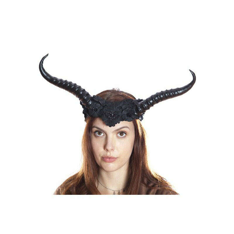 Vintage Mythical Creature Horned Headband