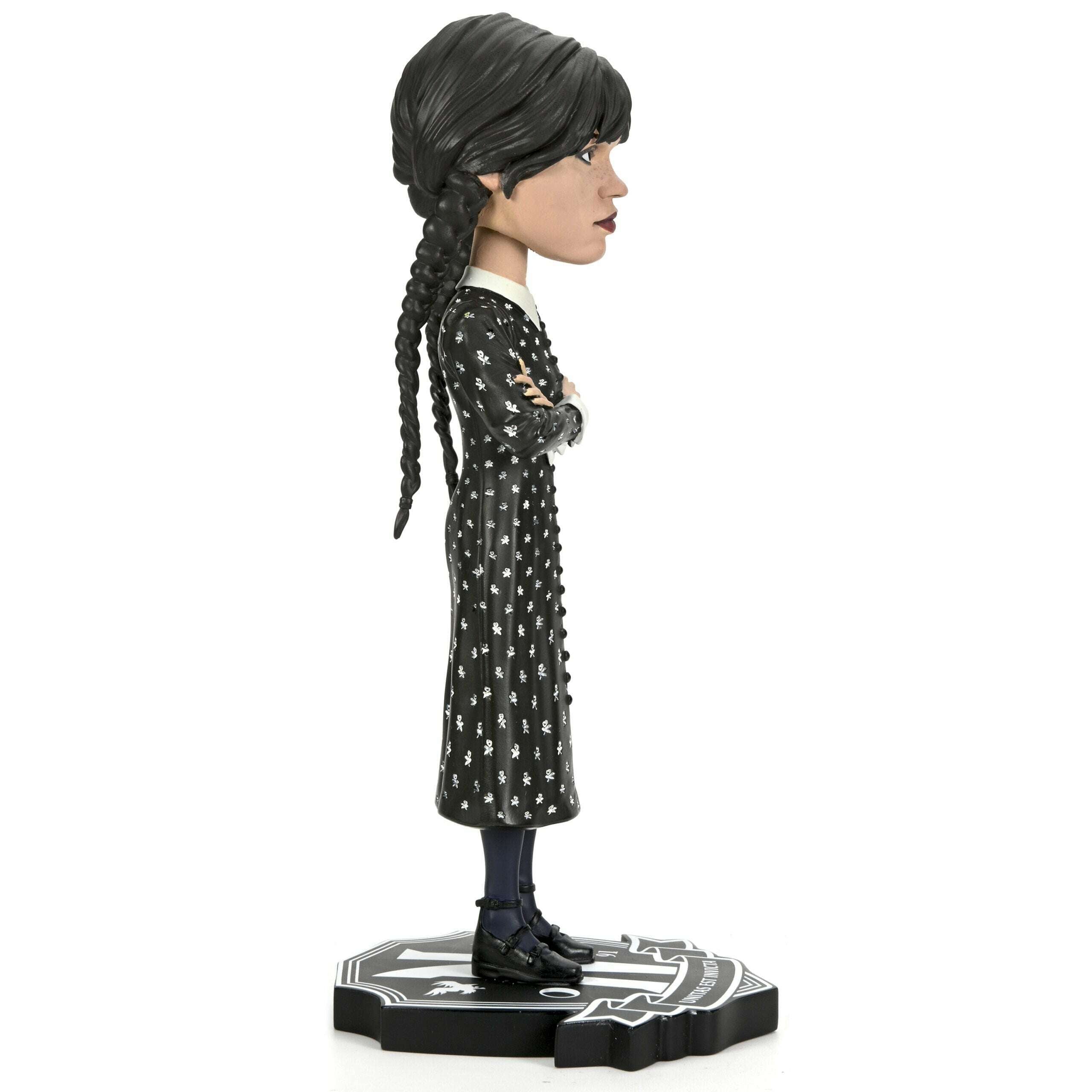 Wednesday: 8.5" Wednesday Addams Resin Head Knocker