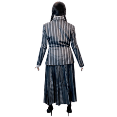 Wednesday Addams Uniform Cosplay Adult Costume