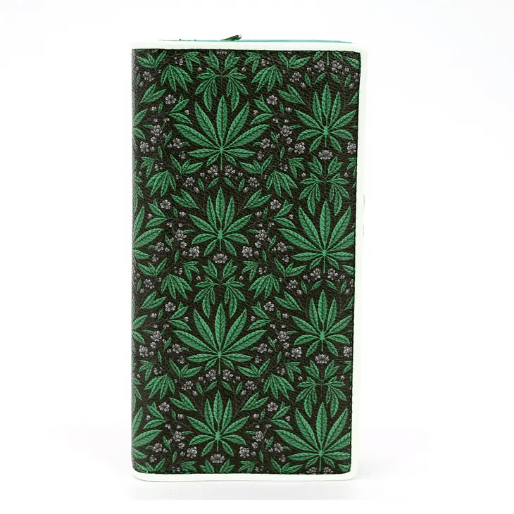 Weed Leaves Vinyl Wallet