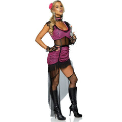 Western Saloon Girl Garter Dress Women's Sexy Costume