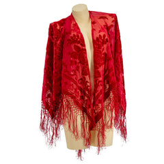 Whimsical Fringe Shawl Poncho