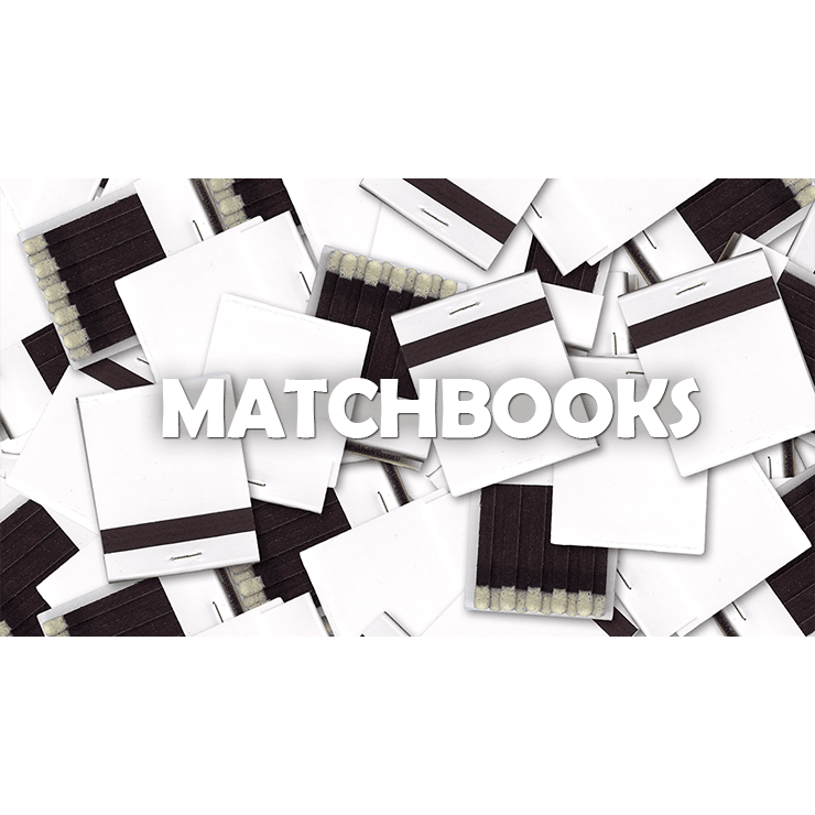 White matchbooks (Box of 50)