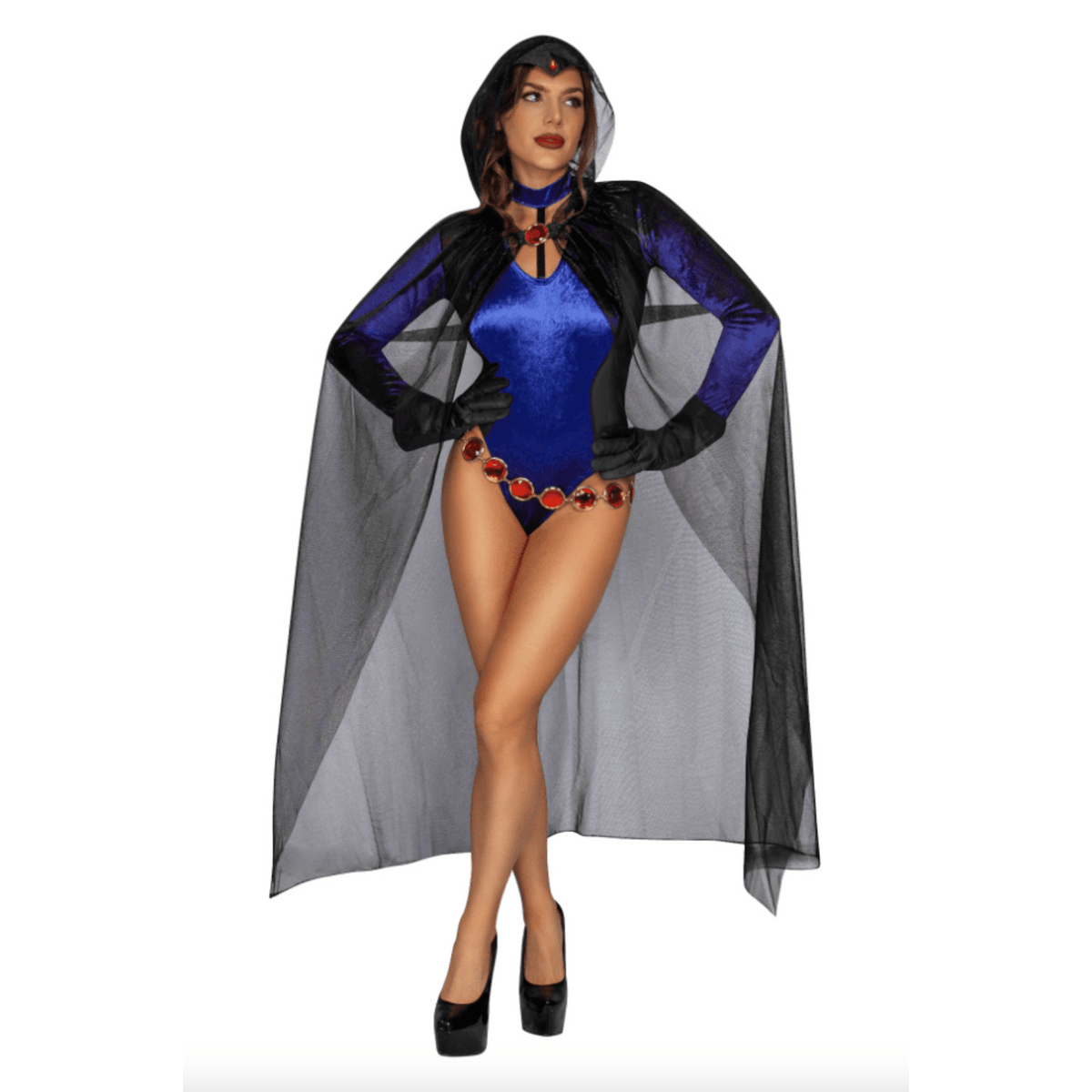 Women's Sexy Shadowy Sorceress Costume