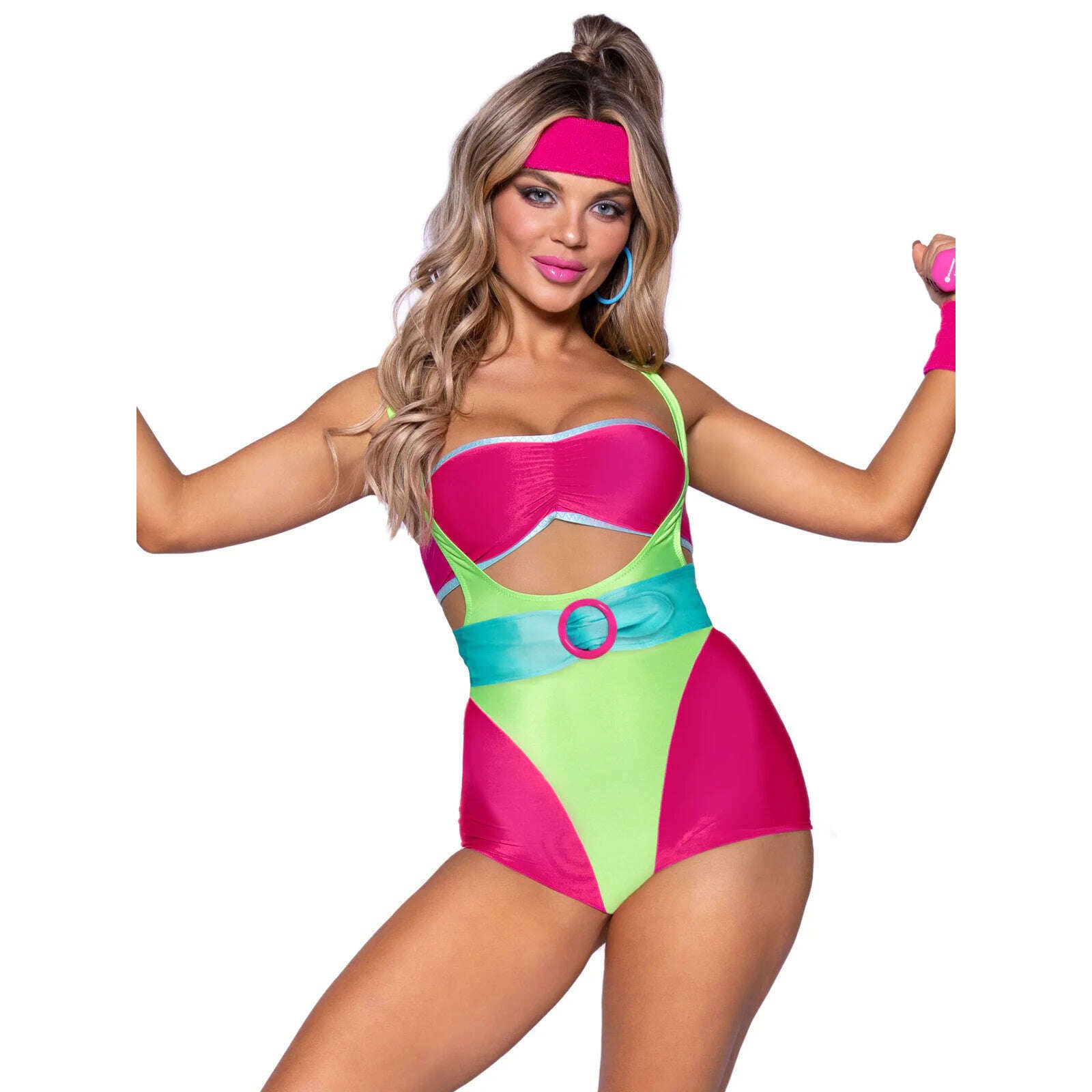 Workout Diva 80's Aerobics Women's Sexy Costume