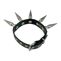 XL Spiked Metal Plate Choker