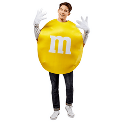 Yellow M&M Adult One Size Costume