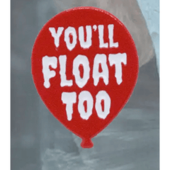 You'll Float Too Red Balloon Pin