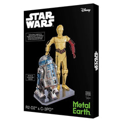 Star Wars R2-D2 & C-3PO 3D Laser Cut Model Kit Gift Set