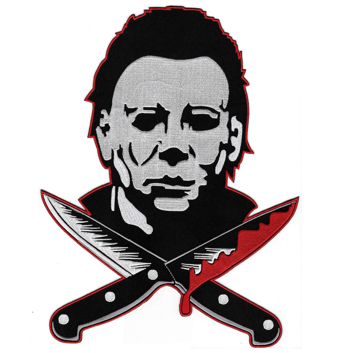 Large Michael Myers Knives Back Patch