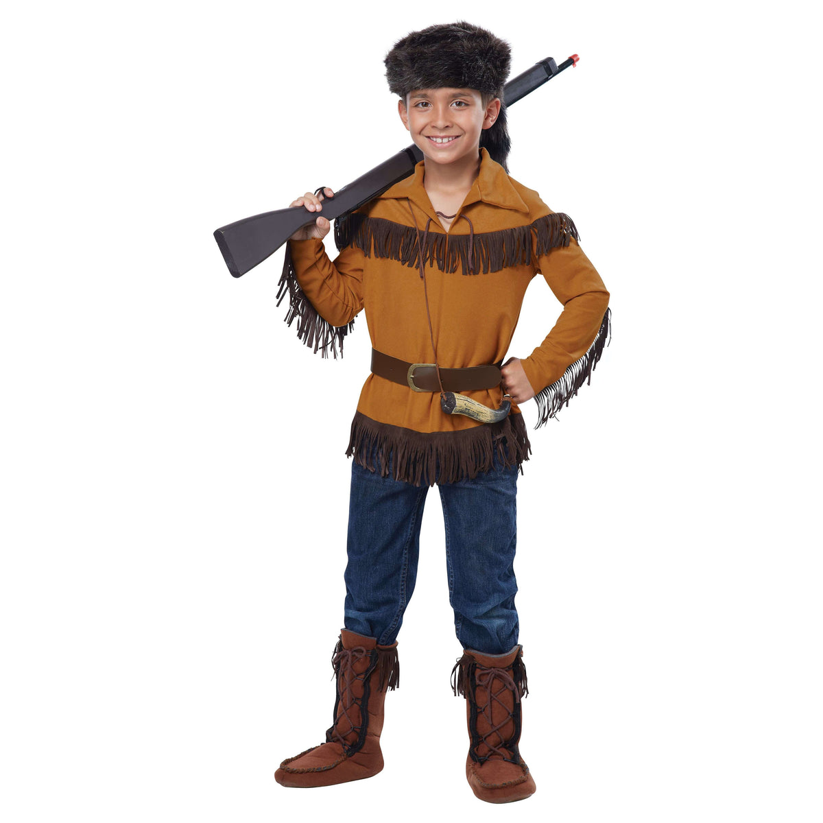 Frontier Boy Davy Crockett Kids Costume