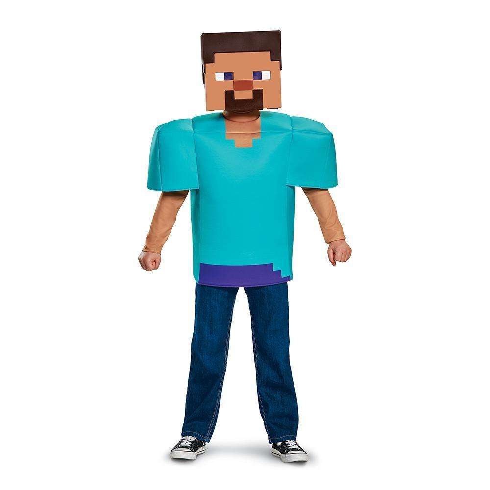 Classic Minecraft Steve Kids Costume