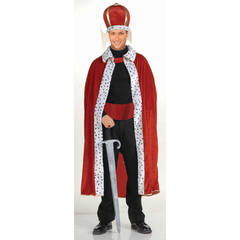 King Robe & Crown Set Adult Costume