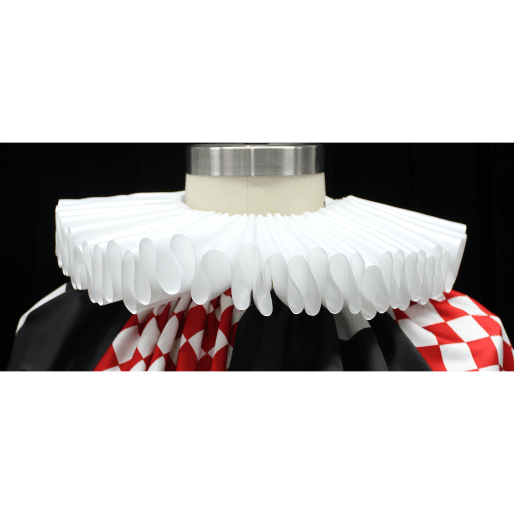 White Ruffle Collar