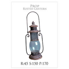 Rusted Lantern Prop