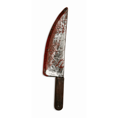 Bloody Plastic Halloween Knife Prop