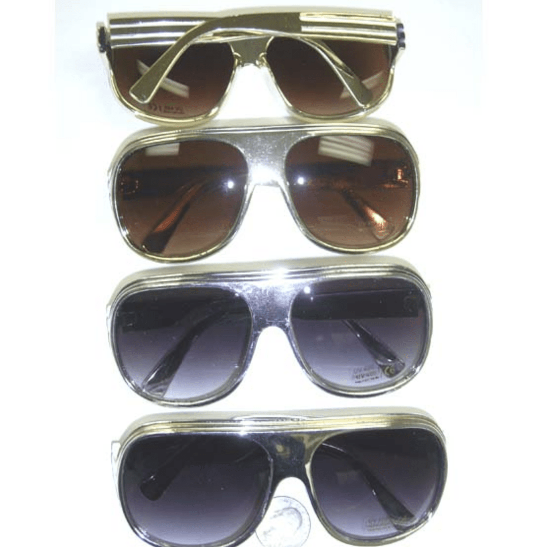 Chrome & Gold Frame Sunglasses