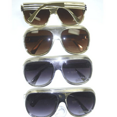 Chrome & Gold Frame Sunglasses