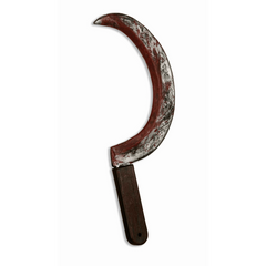 Bloody Plastic Sickle Halloween Prop Weapon