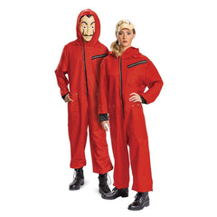 Netflix Money Heist Adult Jumpsuit & Mask