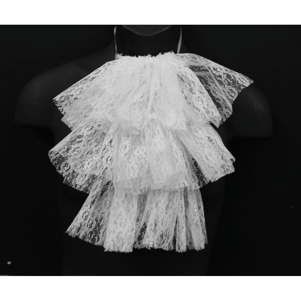 White Lace Jabot