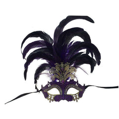 Venetian Mask with Feathers