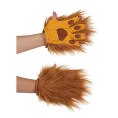 Brown Lion Fingerless Paws