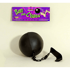 Plastic Ball and Chain Costume Prop Accessory